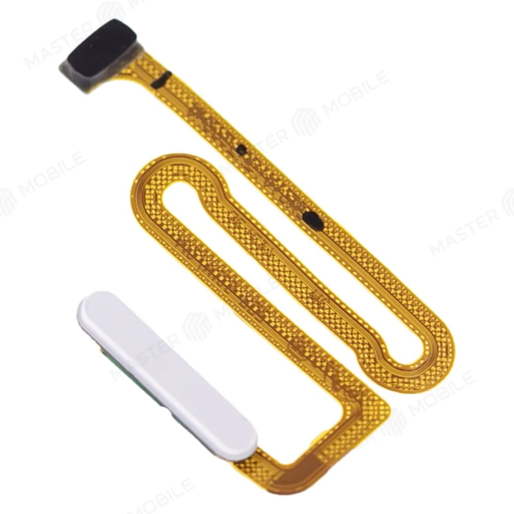 Шлейф для Samsung A125 Galaxy A12 / A135 Galaxy A13 / M127 Galaxy M12 и др. с комп. + сканер отпечатка пальца (кнопка включения) (белый) фото №3