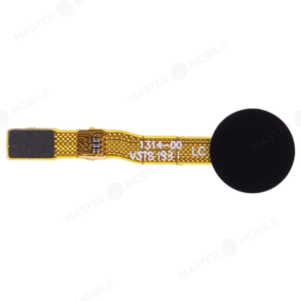 Шлейф для Xiaomi Redmi Note 8 Pro (M1906G7G) с комп. + сканер отпечатка пальца (черный)  фото №1