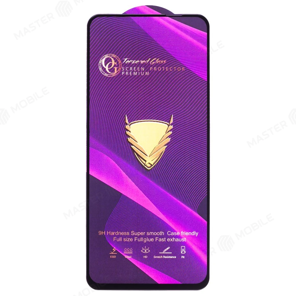 Защитное стекло OG Glass (3 в 1) для OPPO Reno 7 4G (CPH2363) (черный) фото №1