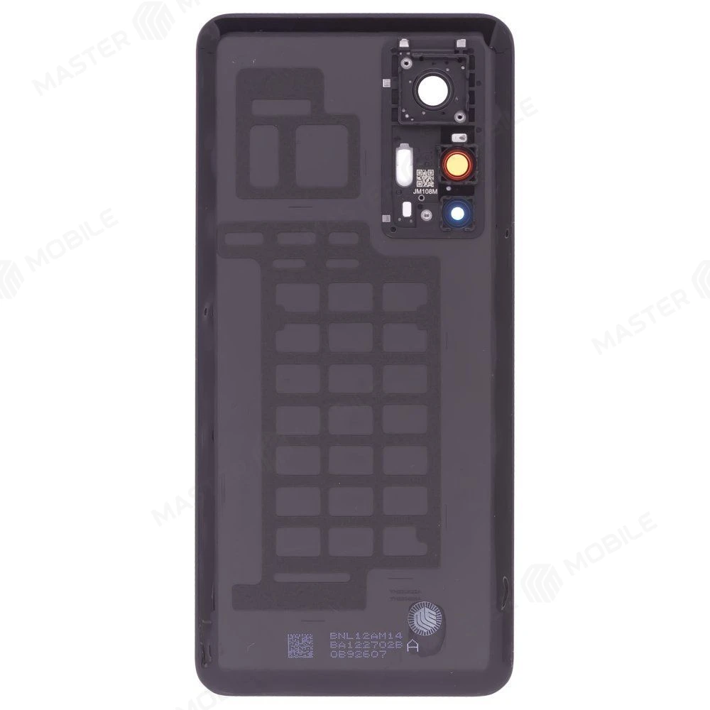 Задняя крышка для Xiaomi 12T (22071212AG) (серебристый) (в сборе со стеклом камеры) (ORIG100) фото №2