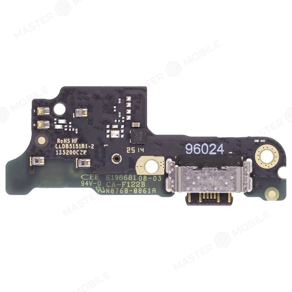 Нижняя плата для Xiaomi Poco M7 4G (25062PC34G) с комп. + разъем зарядки + микрофон + разъем SIM (ORIG100) фото №2