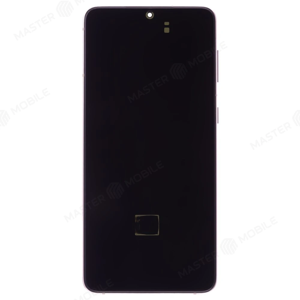 Дисплей для Samsung G996 Galaxy S21+ + тачскрин (фиолетовый) (в рамке) (ORIG100) (возможен дефект ЛКП) фото №1