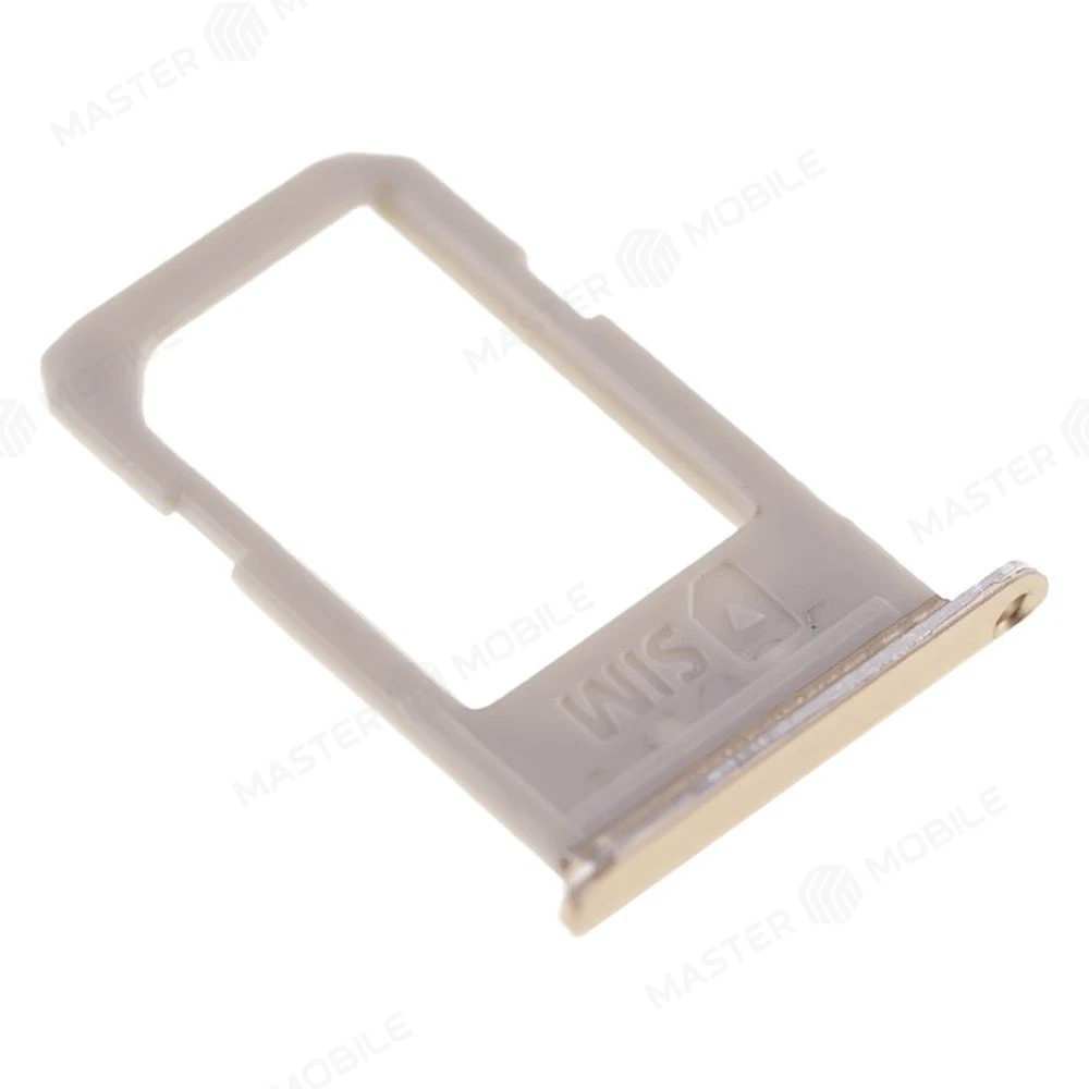 Держатель сим-карты для Samsung G928 Galaxy S6 Edge+ (золотистый) фото №3