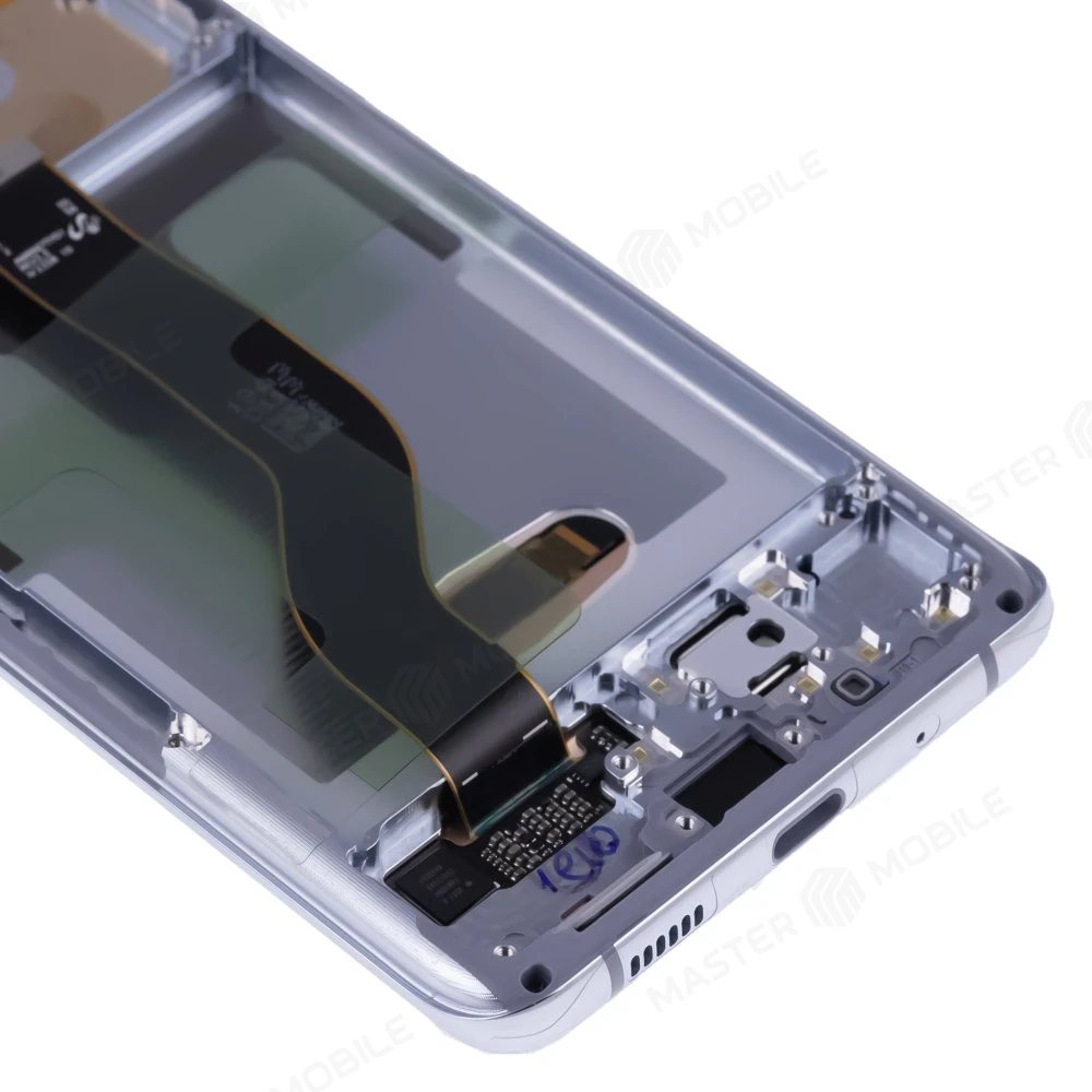 Дисплей для Samsung G985 Galaxy S20+ / G986 Galaxy S20+ 5G + тачскрин (голубой) (в рамке) (ORIG100) (возможен дефект ЛКП) фото №4