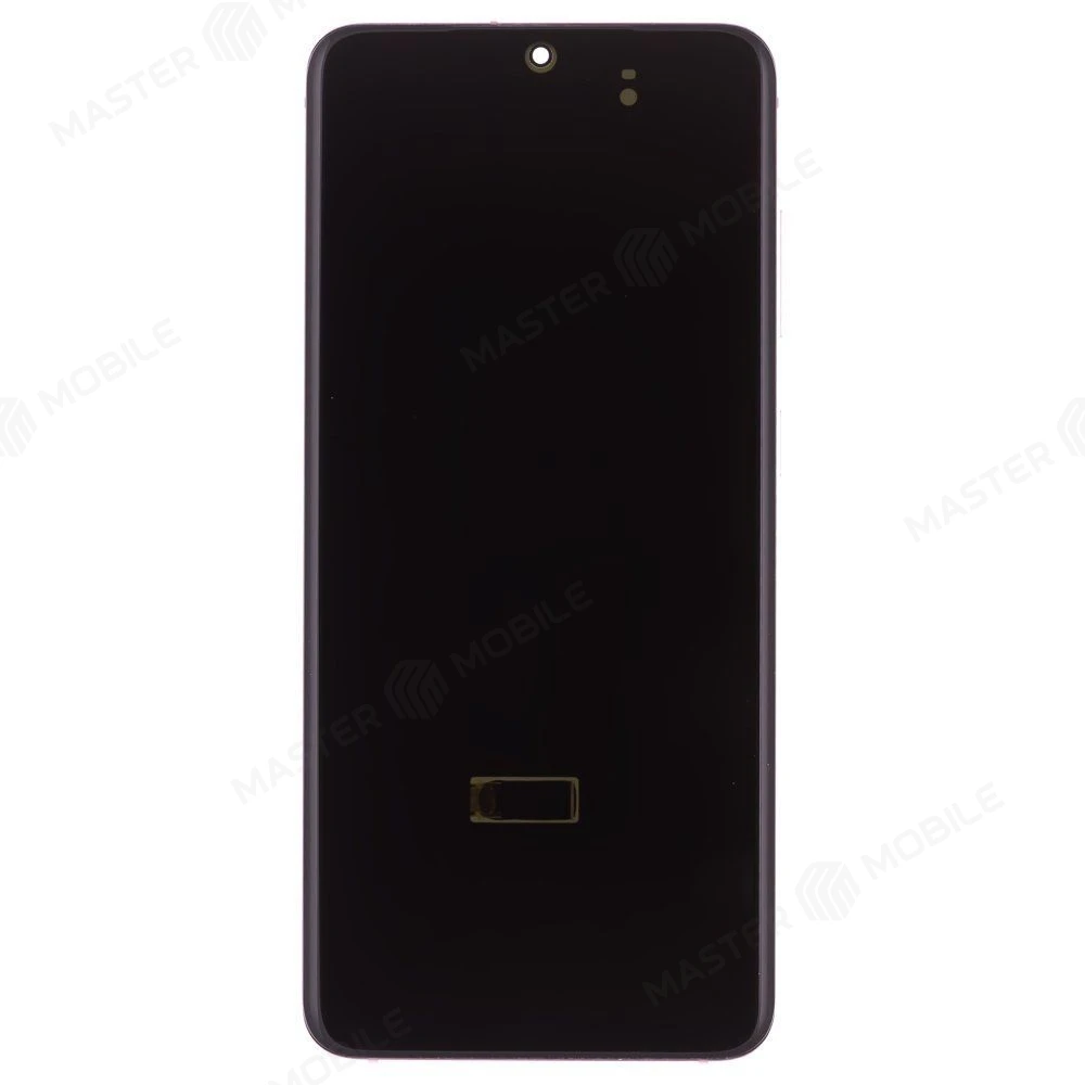 Дисплей для Samsung G981 Galaxy S20 5G + тачскрин (розовый) (в рамке) (ORIG100) (возможен дефект ЛКП) фото №1