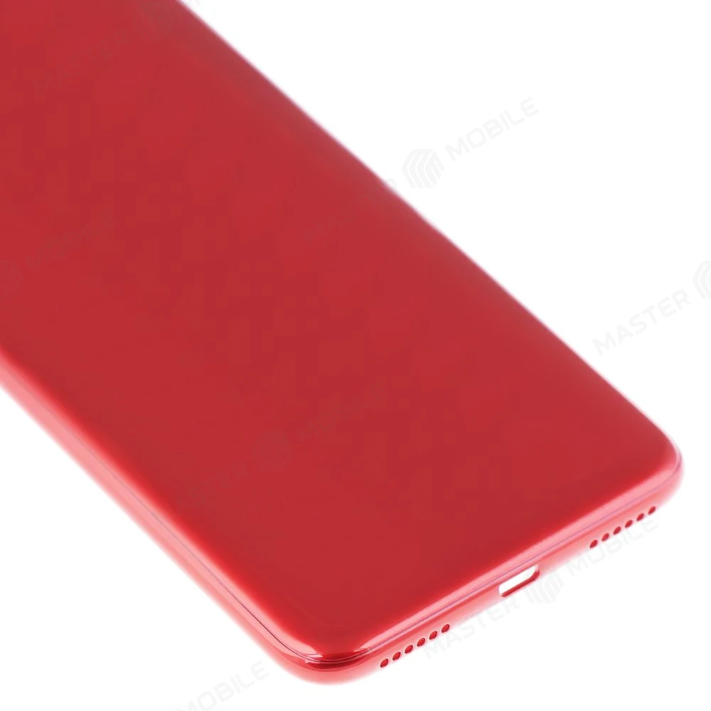 Задняя крышка для Huawei Y7 Pro 2019 (DUB-LX2) (красный) (в сборе со стеклом камеры) фото №4