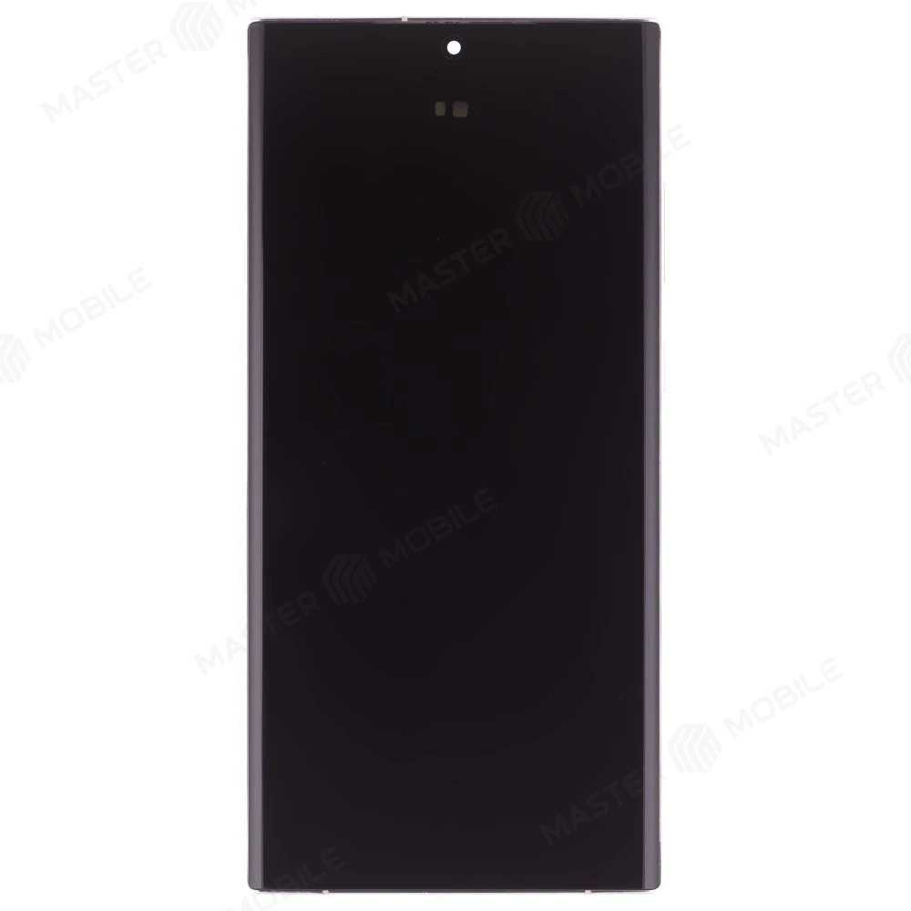 Дисплей для Samsung S918 Galaxy S23 Ultra + тачскрин (серебристый) (в рамке) (OLED) (Small Size) фото №1