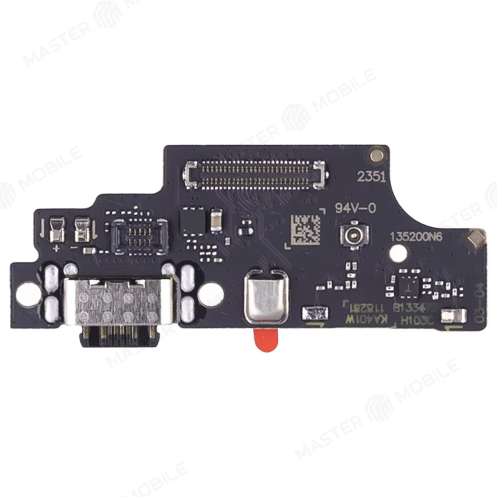 Нижняя плата для Xiaomi Poco M6 Pro 4G (2312FPCA6G) с комп. + разъем зарядки + микрофон (ORIG100) фото №1