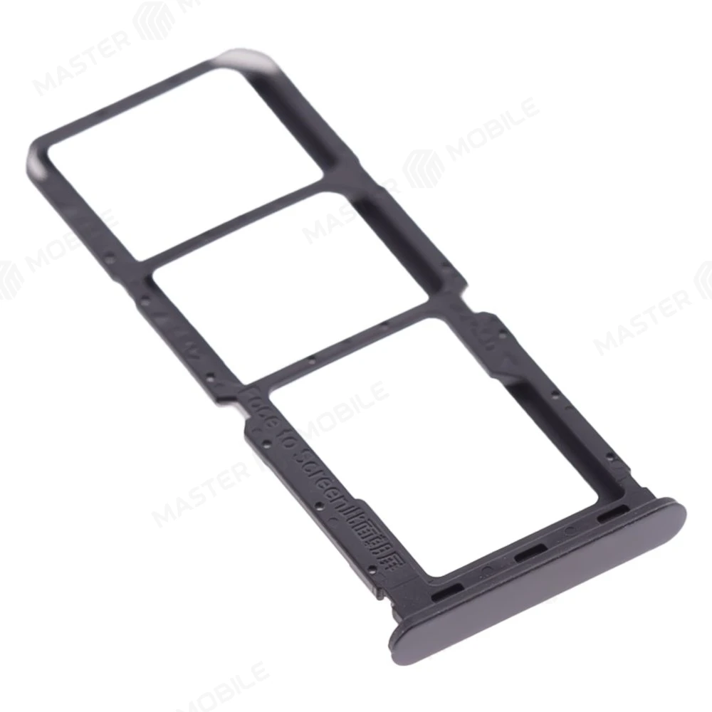 Держатель сим-карты для OPPO A38 (CPH2579) (черный) фото №3