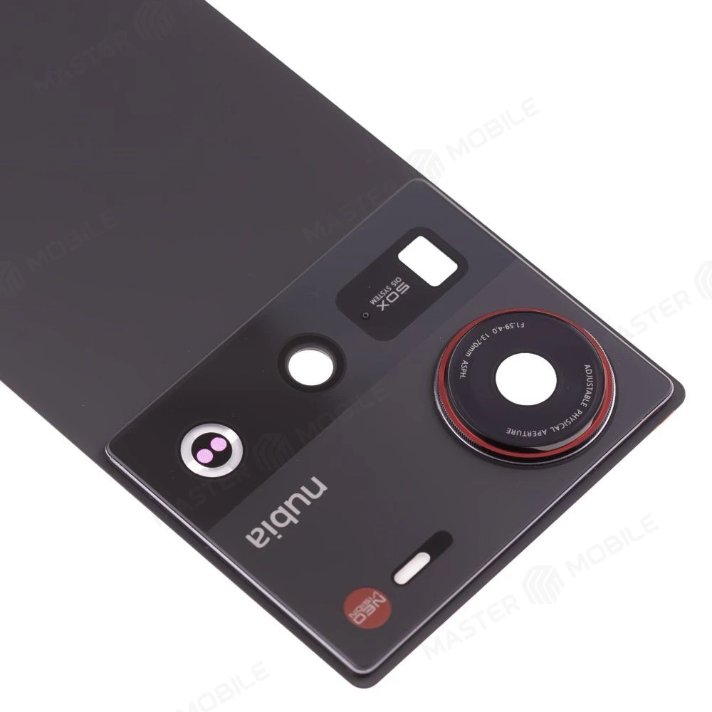 Задняя крышка для ZTE Nubia Z70 Ultra (NX733J/NX736J) (черный) (в сборе со стеклом камеры)  фото №3