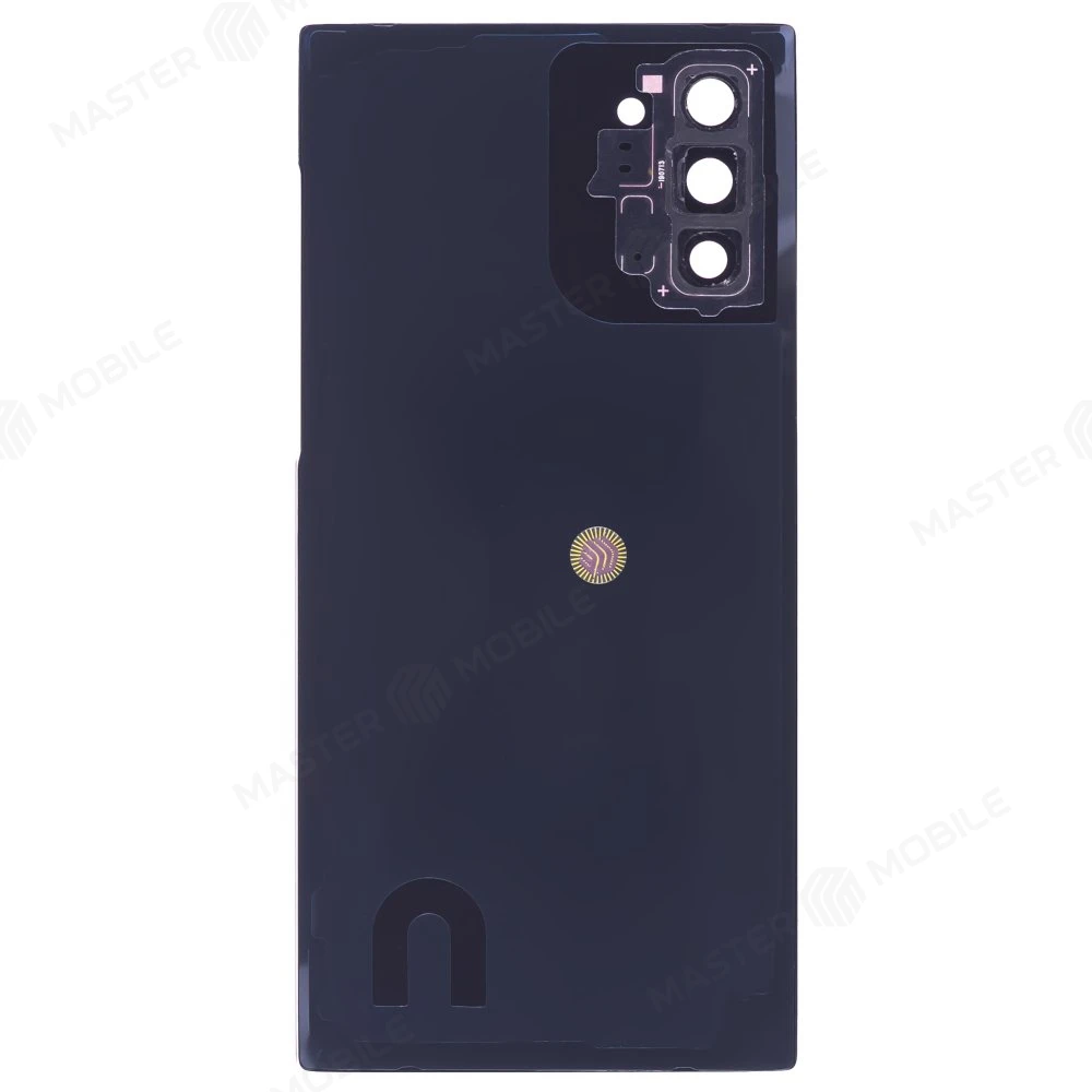 Задняя крышка для Samsung N970 Galaxy Note 10 (черный) (в сборе со стеклом камеры) фото №2