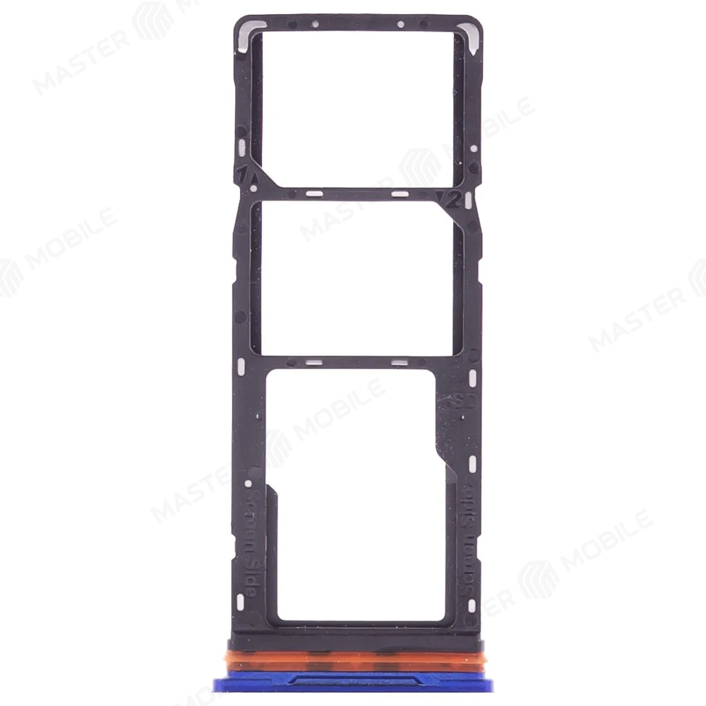 Держатель сим-карты для Tecno Pop 5 LTE (BD4) (синий) фото №1