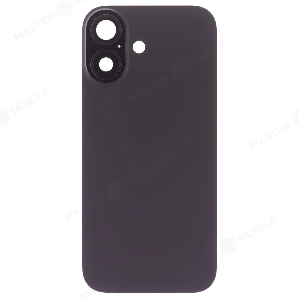 Задняя крышка для Apple iPhone 17 (SIM + eSIM) / iPhone 17 (eSIM) (черный) (в сборе со стеклом камеры) (Premium)  фото №1