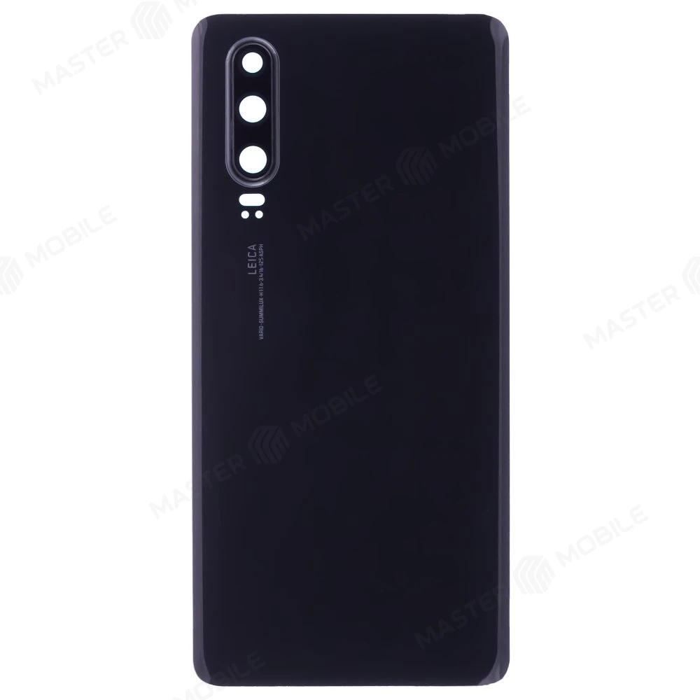 Задняя крышка для Huawei P30 (ELE-L29) (черный) (в сборе со стеклом камеры) фото №1
