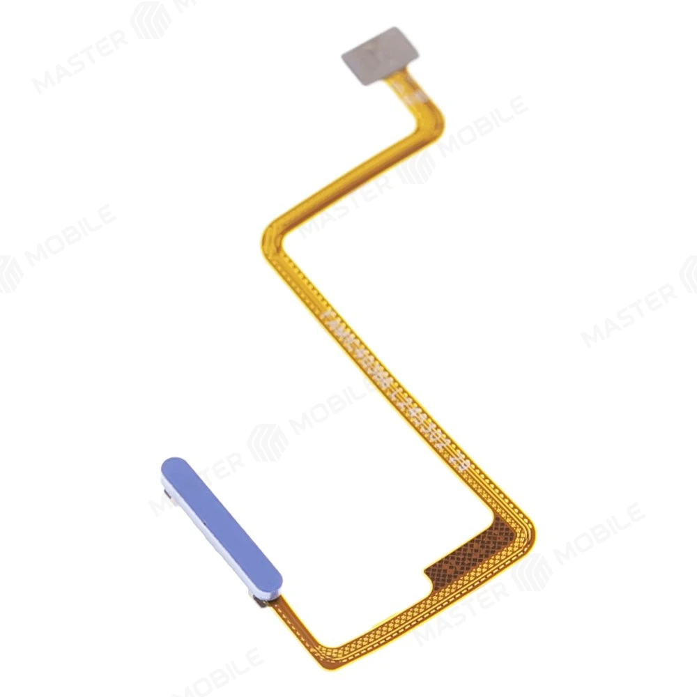 Шлейф для Realme 10 Pro 5G (RMX3661) с комп. + сканер отпечатка пальца (голубой)  фото №3