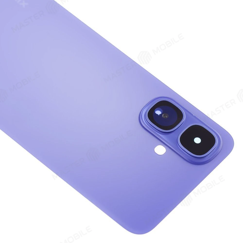 Задняя крышка для Infinix Smart 10 (X6725) (синий) (в сборе со стеклом камеры) фото №3