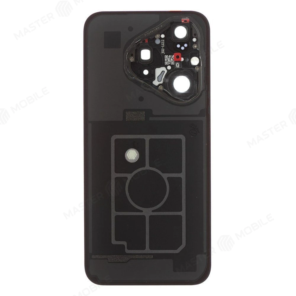 Задняя крышка для Huawei Pura 80 (HED-LX9) (черный) (в сборе со стеклом камеры)  фото №2