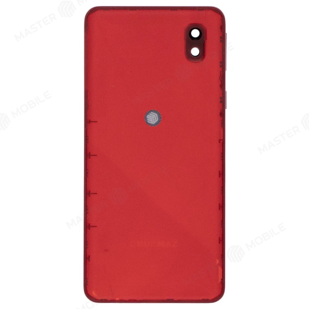 Задняя крышка для Samsung A013 Galaxy A01 Core (красный) (в сборе со стеклом камеры) фото №2