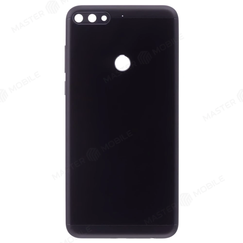 Задняя крышка для Huawei Honor 7C Pro (LND-L30) (черный) (в сборе со стеклом камеры) фото №1