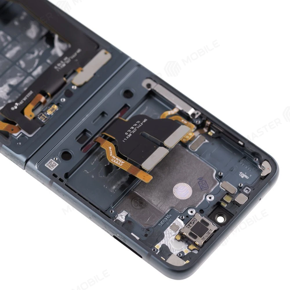 Дисплей для Samsung F711 Galaxy Z Flip 3 + тачскрин (внутренний) (зеленый) (в рамке) (ORIG100) (возможен дефект ЛКП) фото №5
