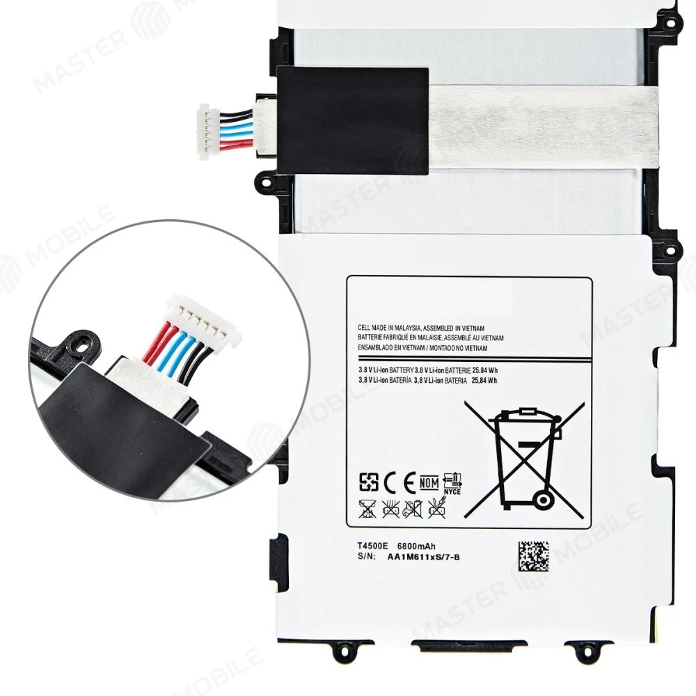 Аккумулятор для Samsung P5200/P5210 Galaxy Tab 3 10.1 (T4500E / SP3081A9H)  фото №3