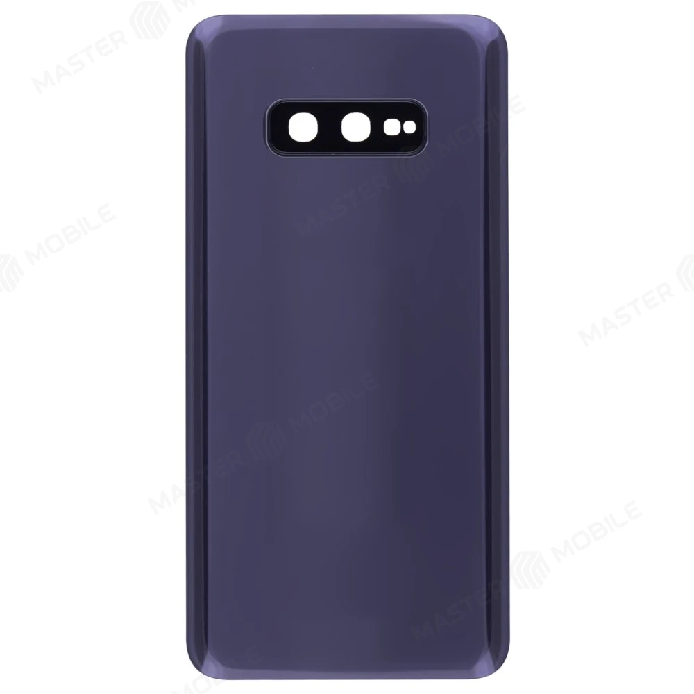 Задняя крышка для Samsung G970 Galaxy S10e (черный) (в сборе со стеклом камеры) фото №1