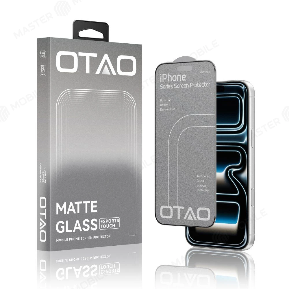 Защитное стекло OTAO Matte для Apple iPhone 17 Pro Max / iPhone 18 Pro Max (матовое) 