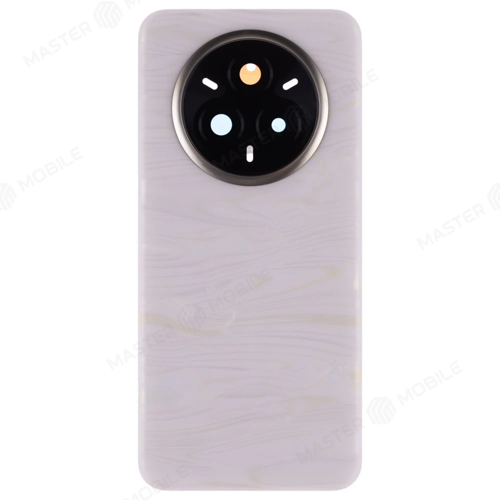 Задняя крышка для Realme 14 Pro+ (RMX5051) (белый) (в сборе со стеклом камеры) фото №1