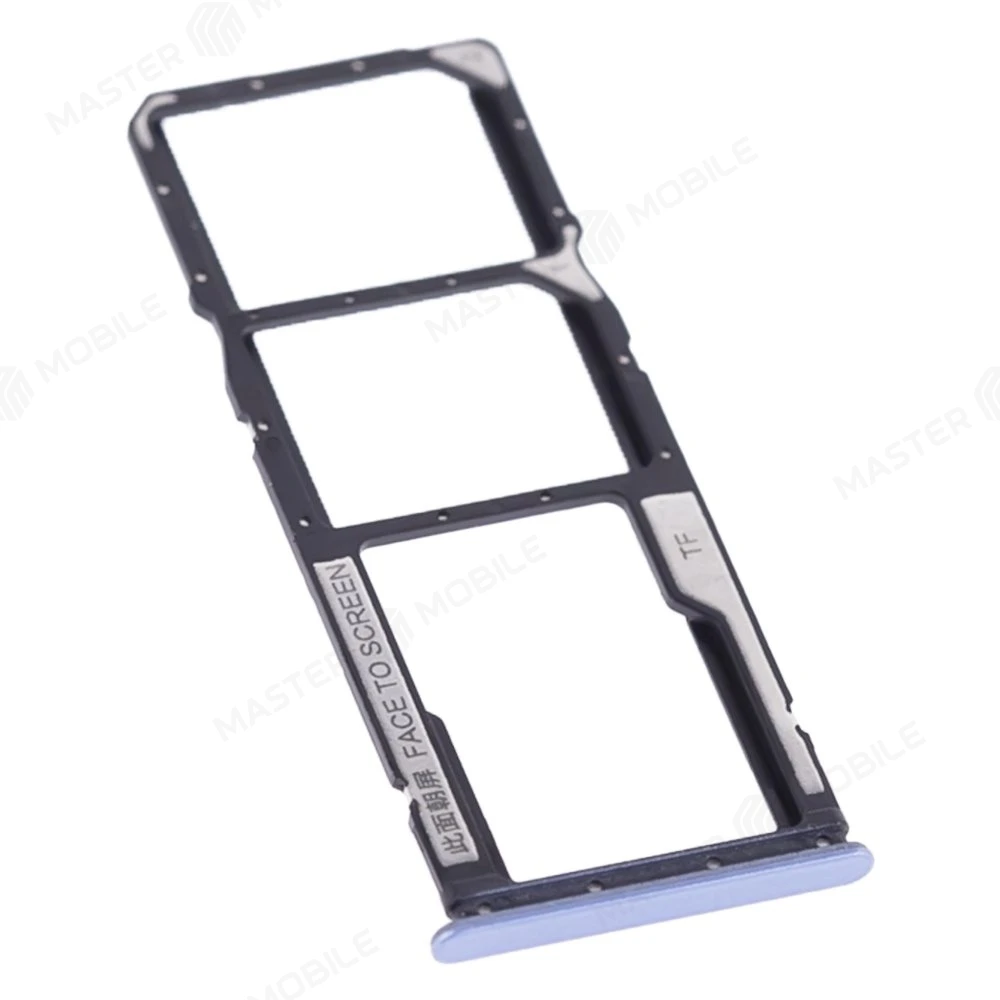 Держатель сим-карты для Xiaomi Poco M4 5G (22041219PG) (голубой) фото №3