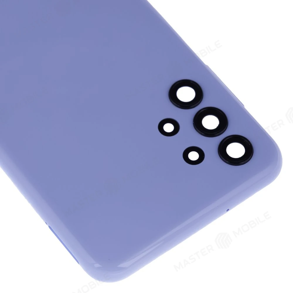 Задняя крышка для Samsung A135 Galaxy A13 (голубой) (в сборе со стеклом камеры) фото №3
