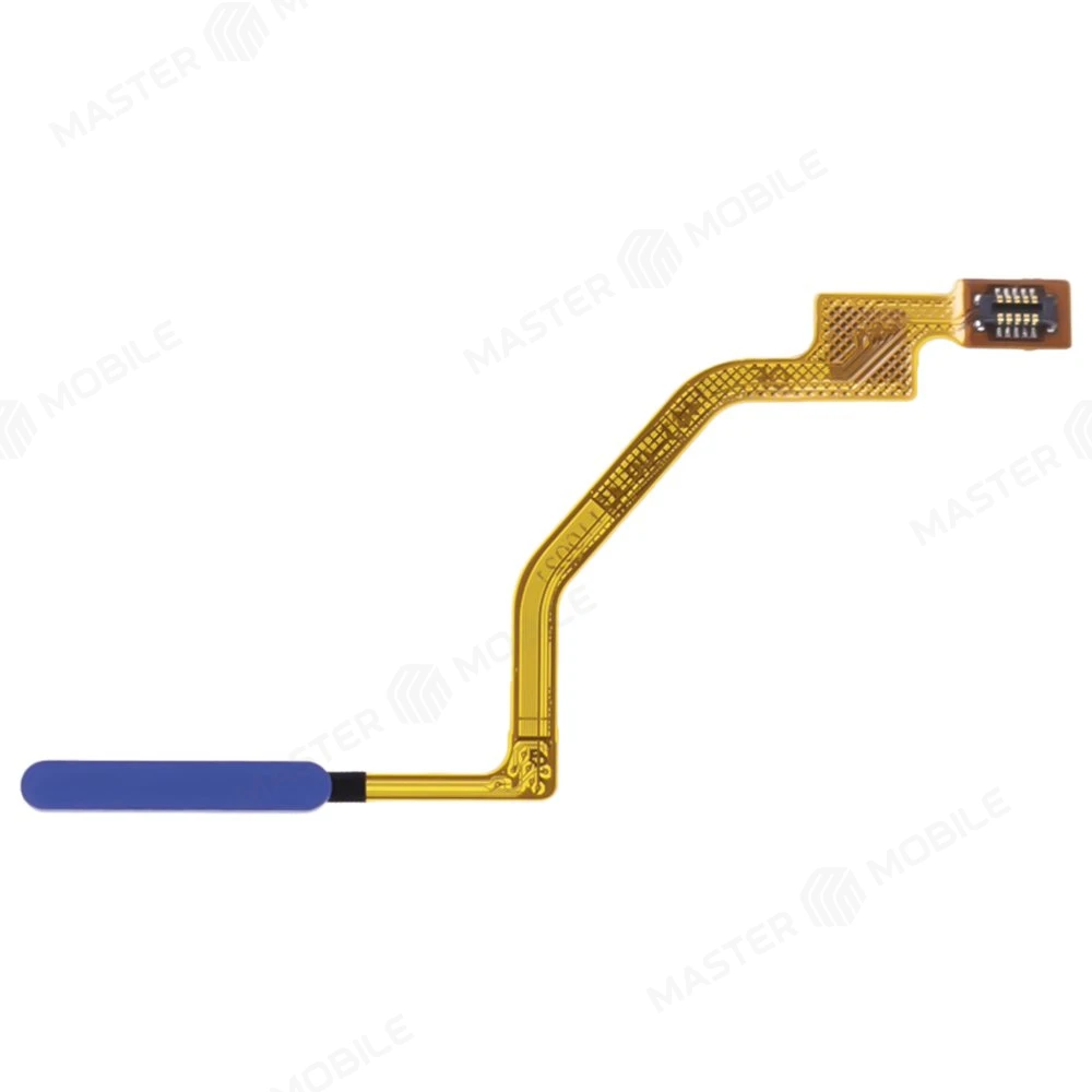 Шлейф для Xiaomi Redmi Note 9 Pro (M2003J6B2G) / Redmi Note 9S (M2003J6A1G) с комп. + сканер отпечатка пальца (синий)  фото №1