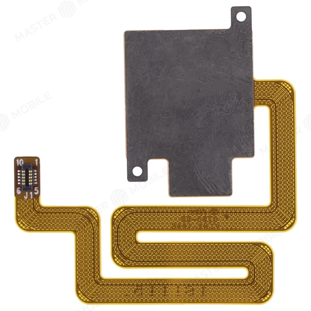 Шлейф для Xiaomi Redmi 4 с комп. + сканер отпечатка пальца (серый)  фото №2