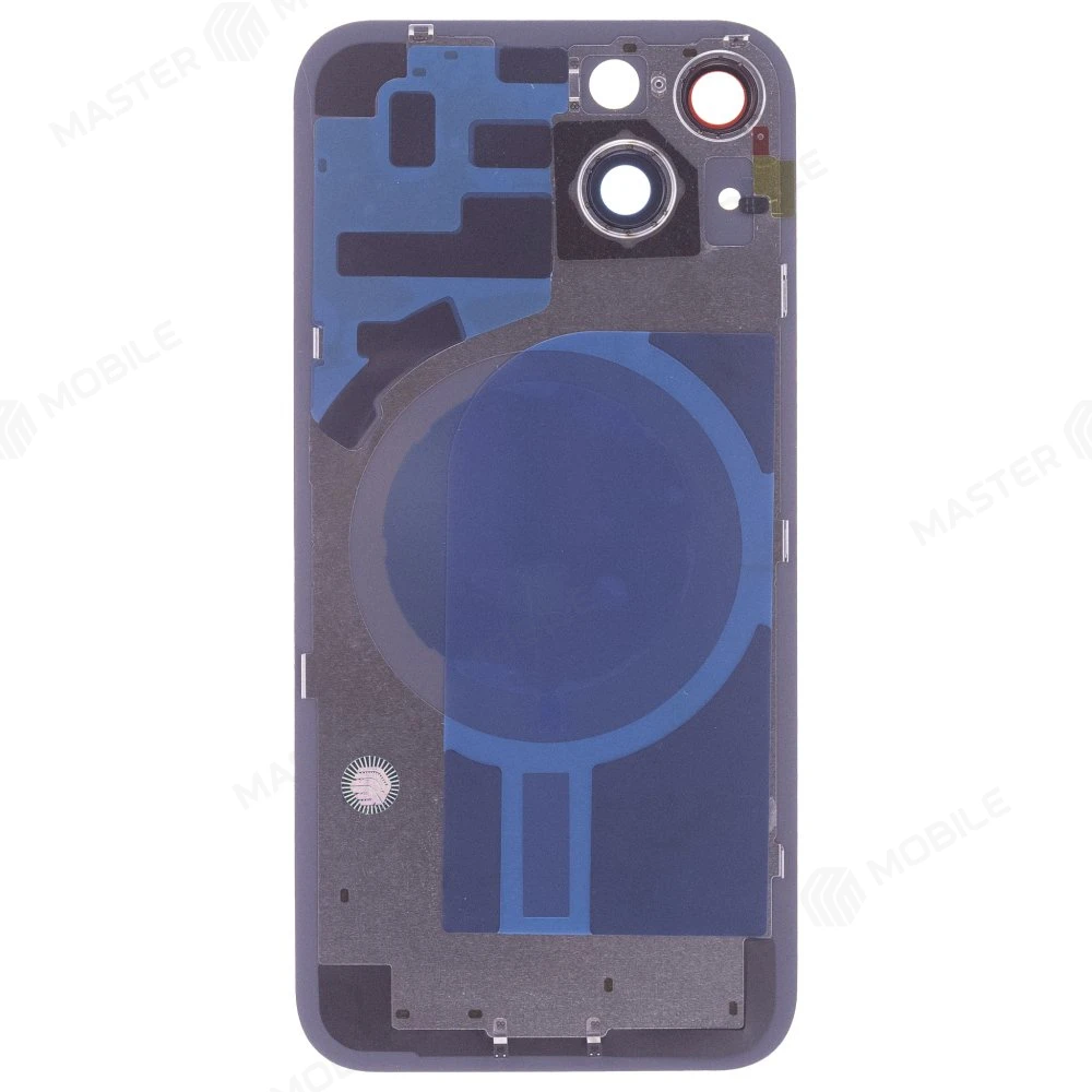 Задняя крышка для Apple iPhone 14 (белый) (в сборе со стеклом камеры) (Premium) фото №2