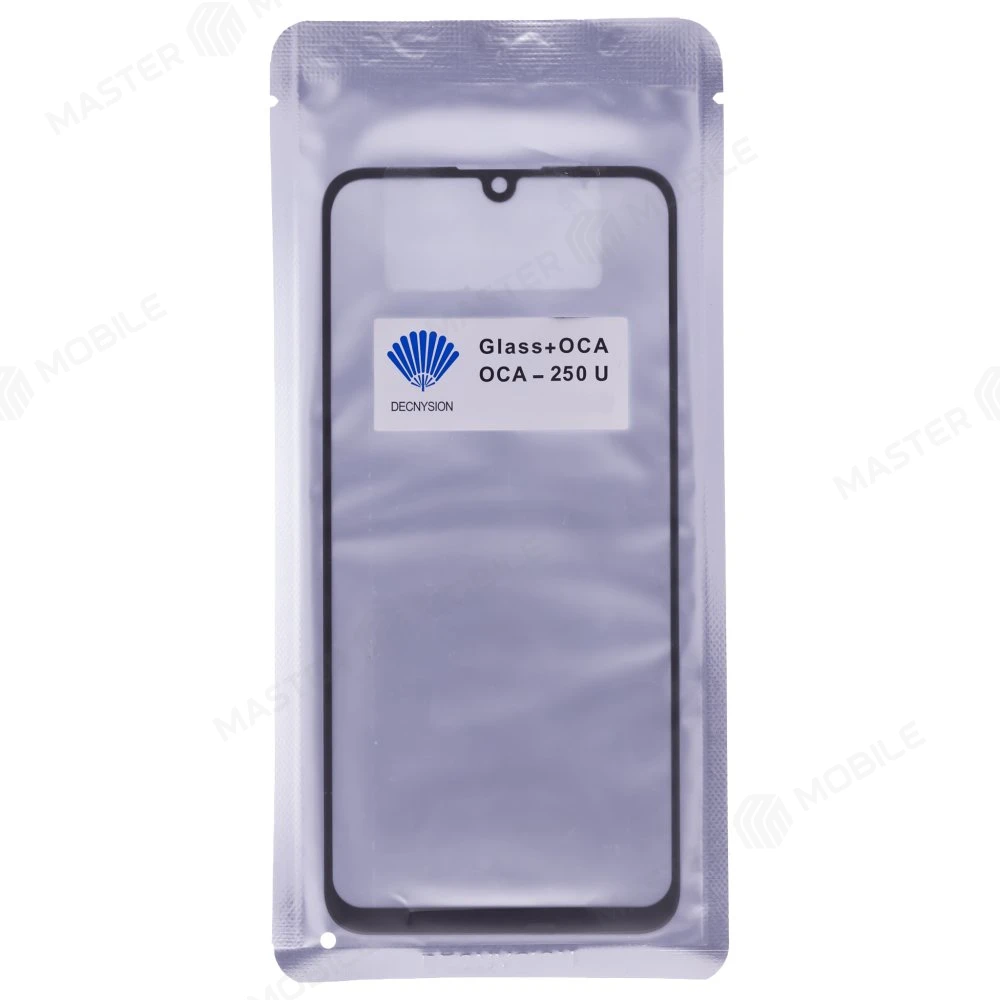 Стекло модуля для Samsung A115 Galaxy A11 / M115 Galaxy M11 + OCA (черный)  фото №2