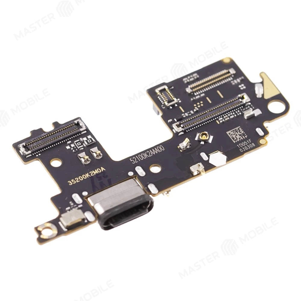 Нижняя плата для Xiaomi Mi 11 5G (M2011K2G) с комп. + разъем зарядки + разъём SIM + микрофон (ORIG100)  фото №3