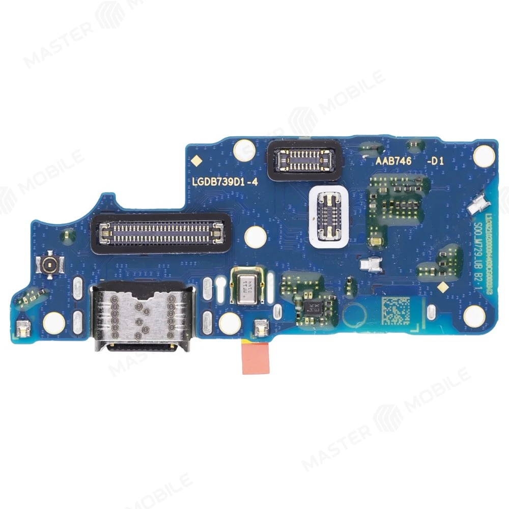 Нижняя плата для Realme 12+ 5G (RMX3867) / 12 4G (RMX3871) с комп. + разъем зарядки + микрофон (ORIG100)  фото №1