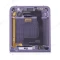 Дисплей для Samsung F721 Galaxy Z Flip 4 + тачскрин (внутренний) (фиолетовый) (в рамке) (ORIG100) (возможен дефект ЛКП) фото №4