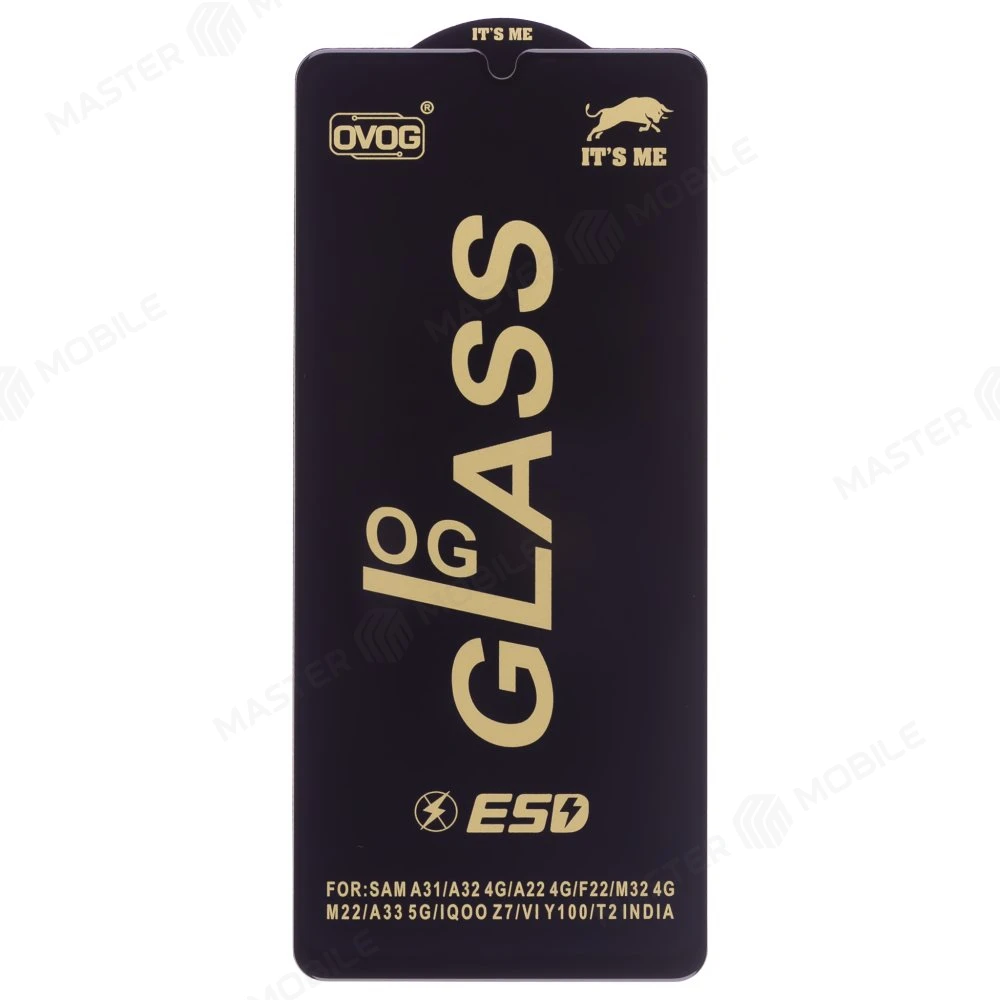 Защитное стекло OG Glass для Samsung A325 Galaxy A32 4G / A336 Galaxy A33 5G / M225 Galaxy M22 / M325 Galaxy M32 и др. (черный) фото №1