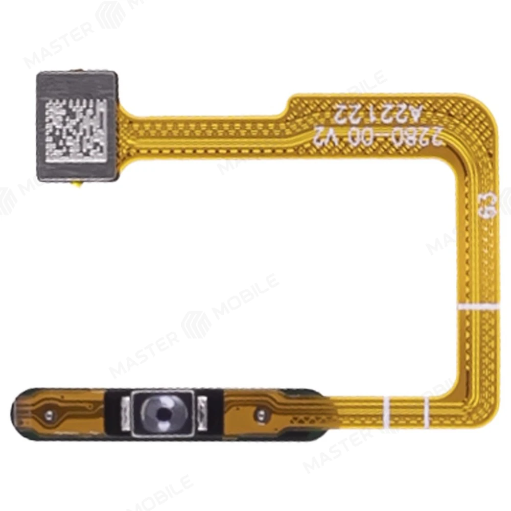 Шлейф для Xiaomi Poco F5 (23049PCD8G) / Redmi Note 12 Turbo (23049RAD8C) с комп. + сканер отпечатка пальца (кнопка включения) (синий)  фото №2