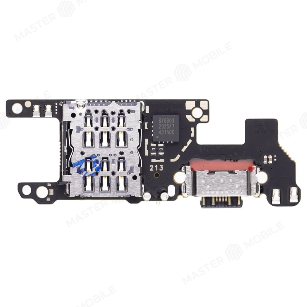 Нижняя плата для Huawei Honor Magic 7 Pro (PTP-N49) с комп. + разъем зарядки + микрофон + разъем SIM фото №2