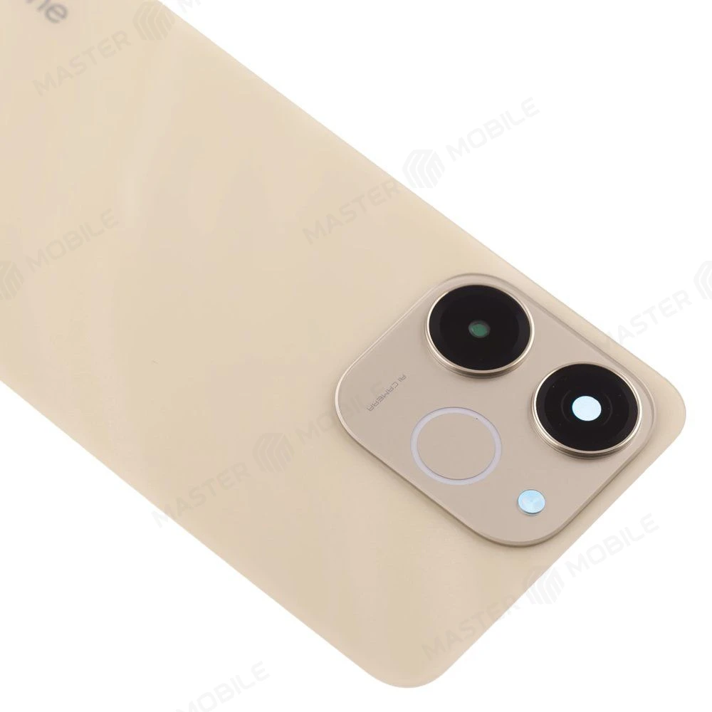 Задняя крышка для Realme Note 70 (RMX5313) (золотистый) (в сборе со стеклом камеры) (ORIG100) фото №3