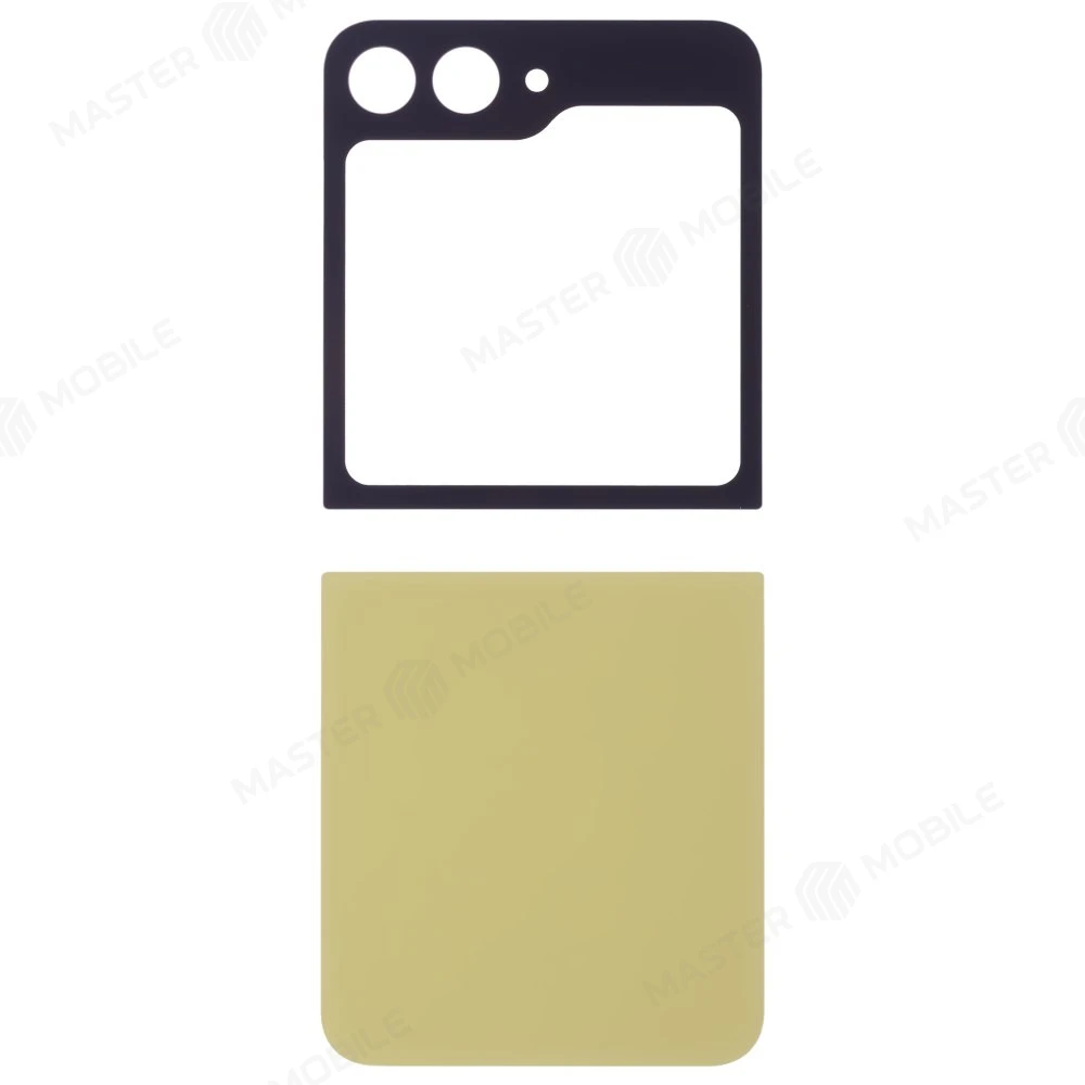 Задняя крышка для Samsung F741 Galaxy Z Flip 6 (желтый) (комплект)
