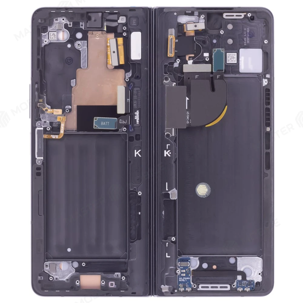 Дисплей для Samsung F946 Galaxy Z Fold 5 + тачскрин (внутренний) (черный) (в рамке) (ORIG100) (возможен дефект ЛКП) фото №2