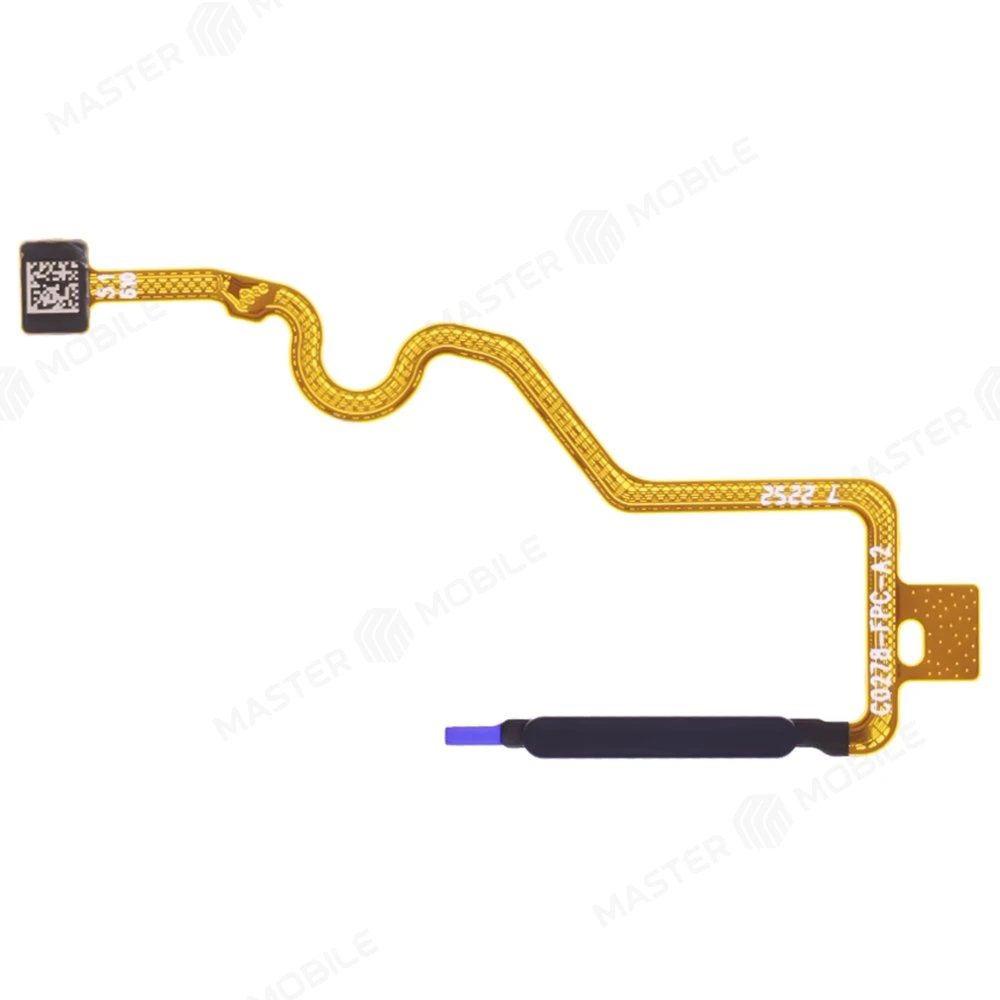 Шлейф для Infinix Hot 30i (X669) с комп. + сканер отпечатка пальца (черный)  фото №1