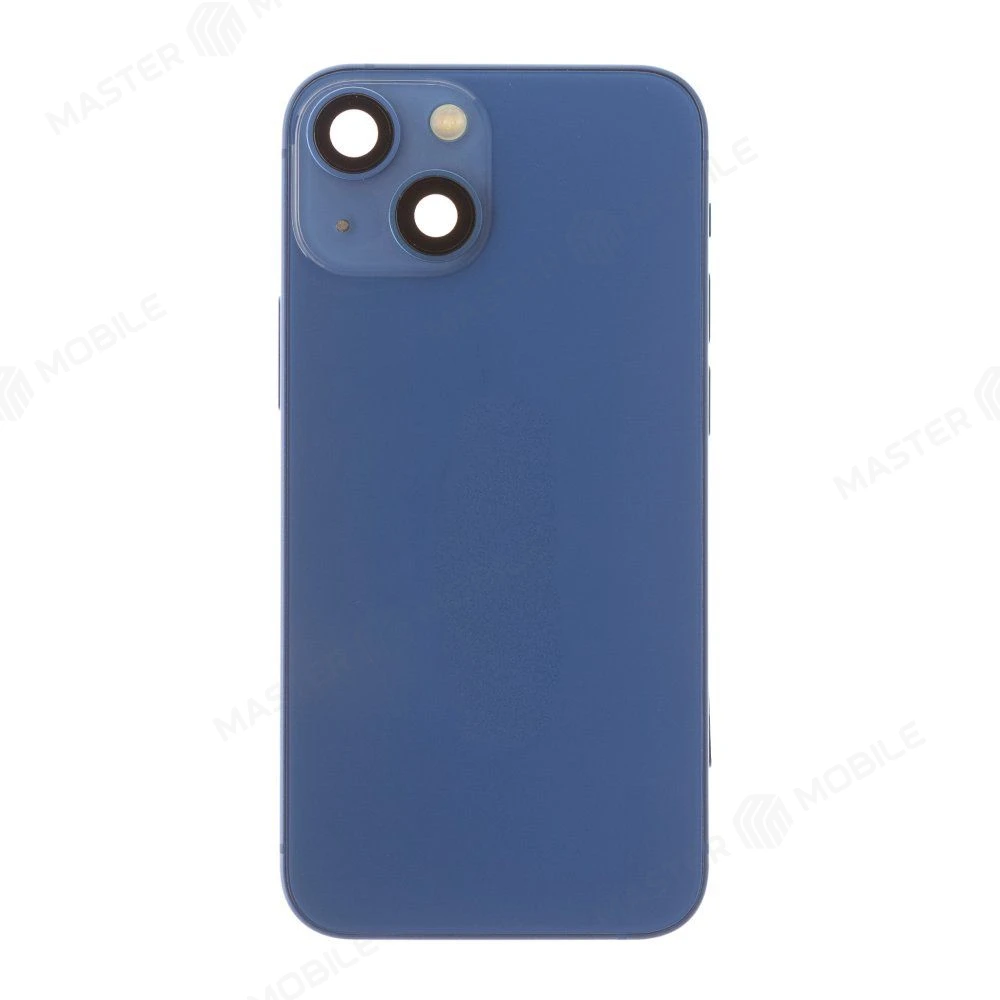 Корпус для Apple iPhone 13 mini (синий) (в сборе) (ORIG100) (Снятый) (возможен дефект ЛКП)