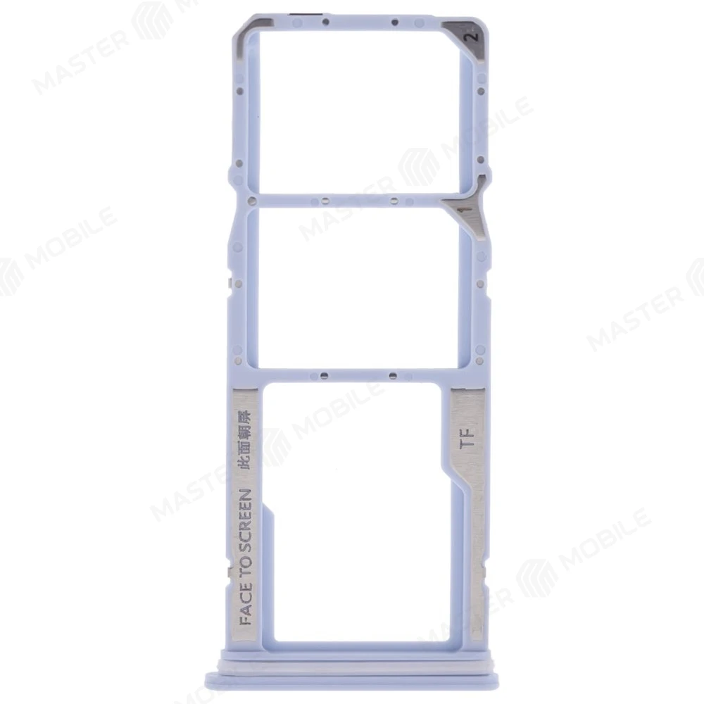 Держатель сим-карты для Xiaomi Redmi A1 / Redmi A1+ (220733SFG) / Redmi A2+ (23028RNCAG) (голубой) фото №1