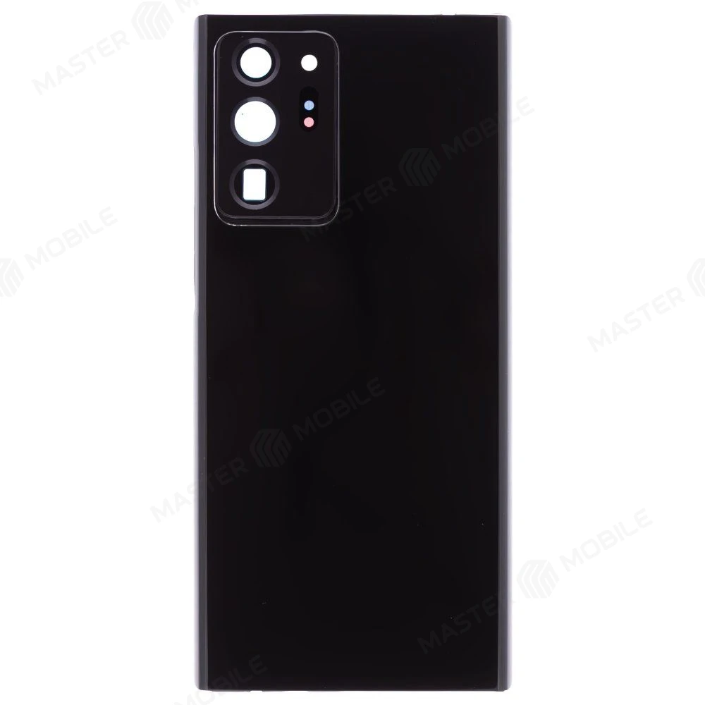 Задняя крышка для Samsung N985 Galaxy Note 20 Ultra / N986 Galaxy Note 20 Ultra 5G (черный) (в сборе со стеклом камеры) (ORIG100) фото №1