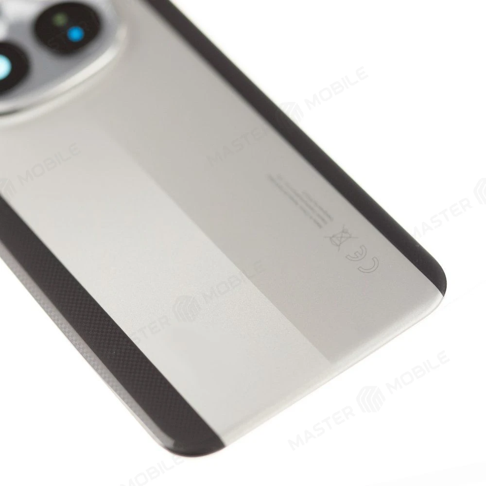 Задняя крышка для Xiaomi Poco M8 Pro (2510EPC8BG) (серый) (в сборе со стеклом камеры) фото №4