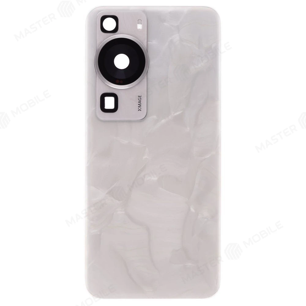 Задняя крышка для Huawei P60 (LNA-LX9) (белый) (в сборе со стеклом камеры) (ORIG100)  фото №1