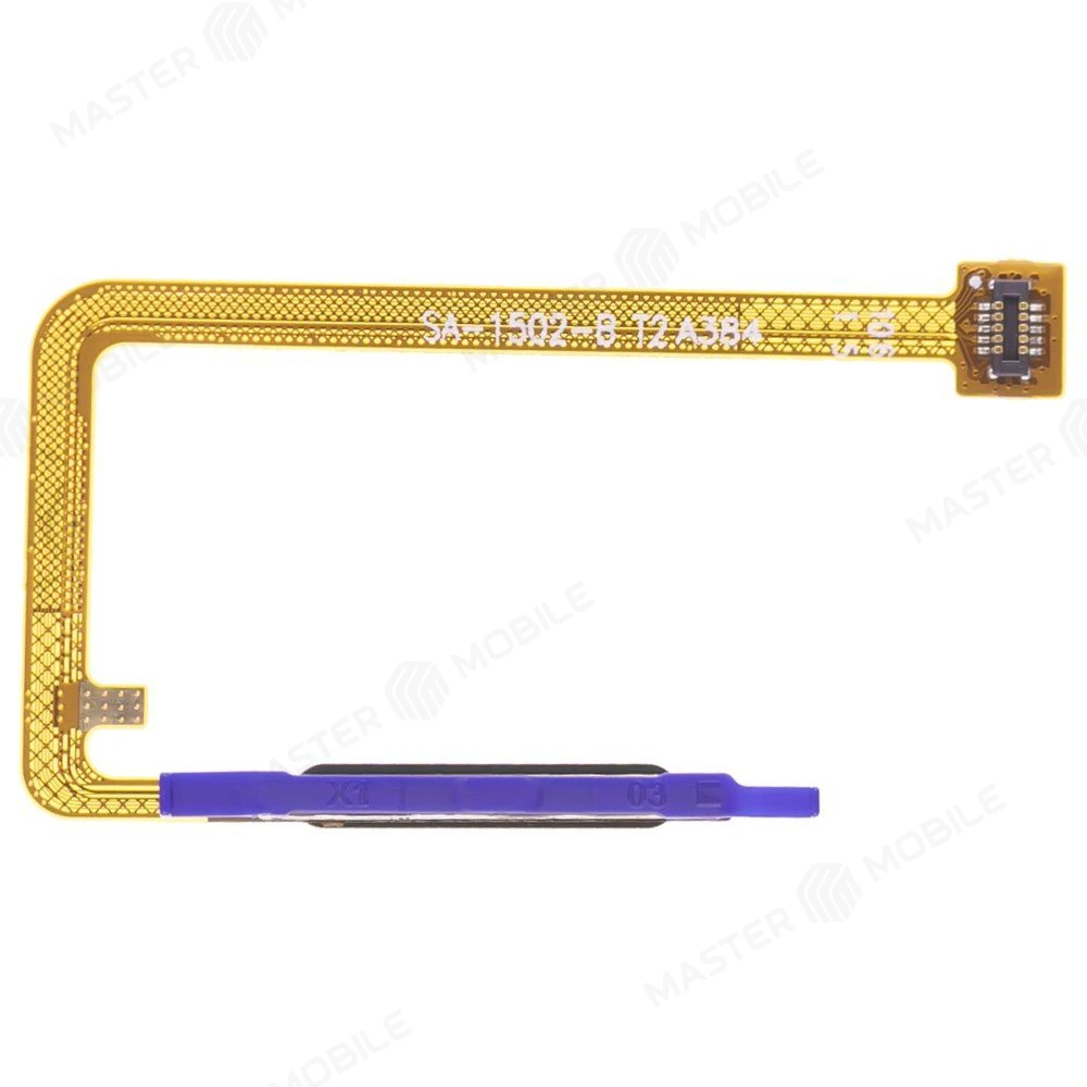 Шлейф для Samsung A075 Galaxy A07 4G с комп. + сканер отпечатка пальца (черный) фото №2